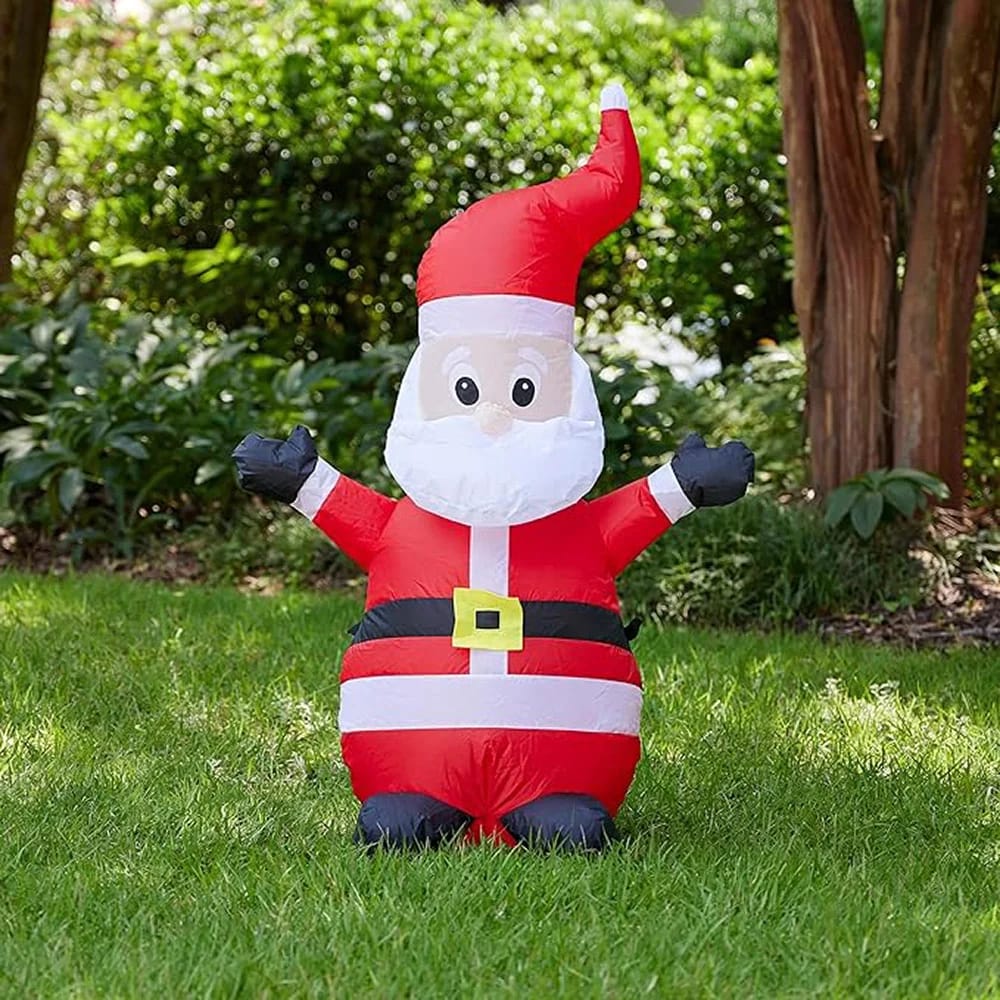 3.5' Santa with Disco Lights Inflatable