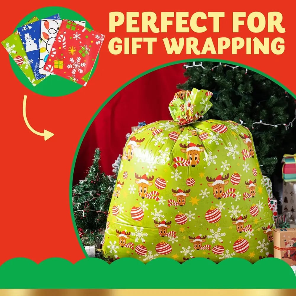 Joyin 44" Gift Bags with Tags, 8 Pack