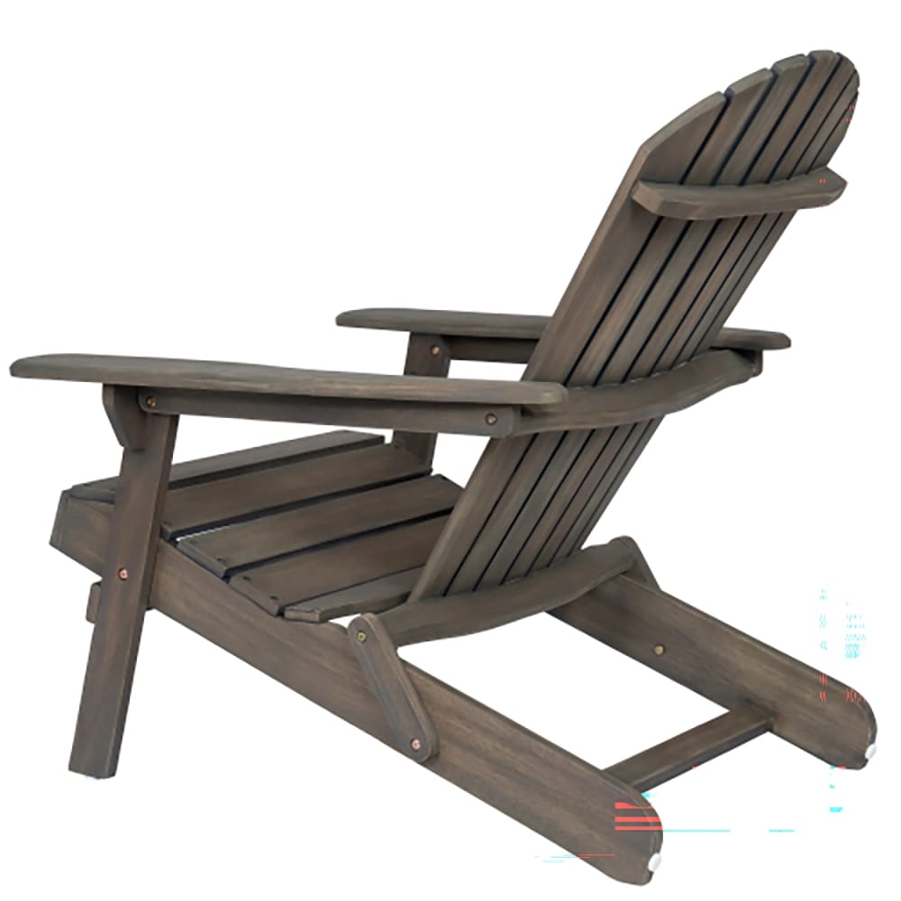 Folding Adirondack Chair, Gray