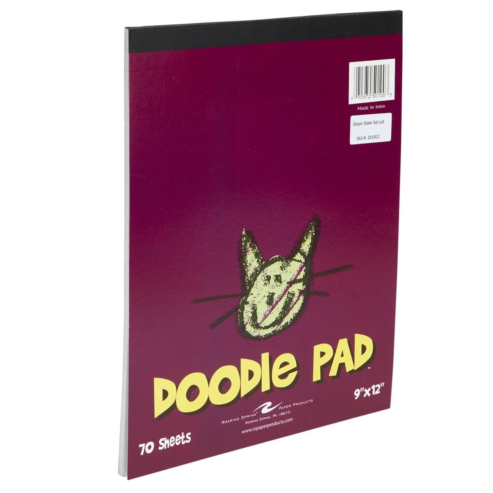 Roaring Springs Doodle Pad, 70 Sheets