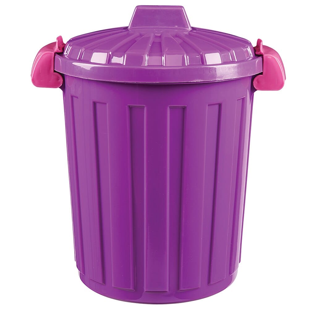 HemiCasa Small Oscar bin with Lid and Handles, 7 L