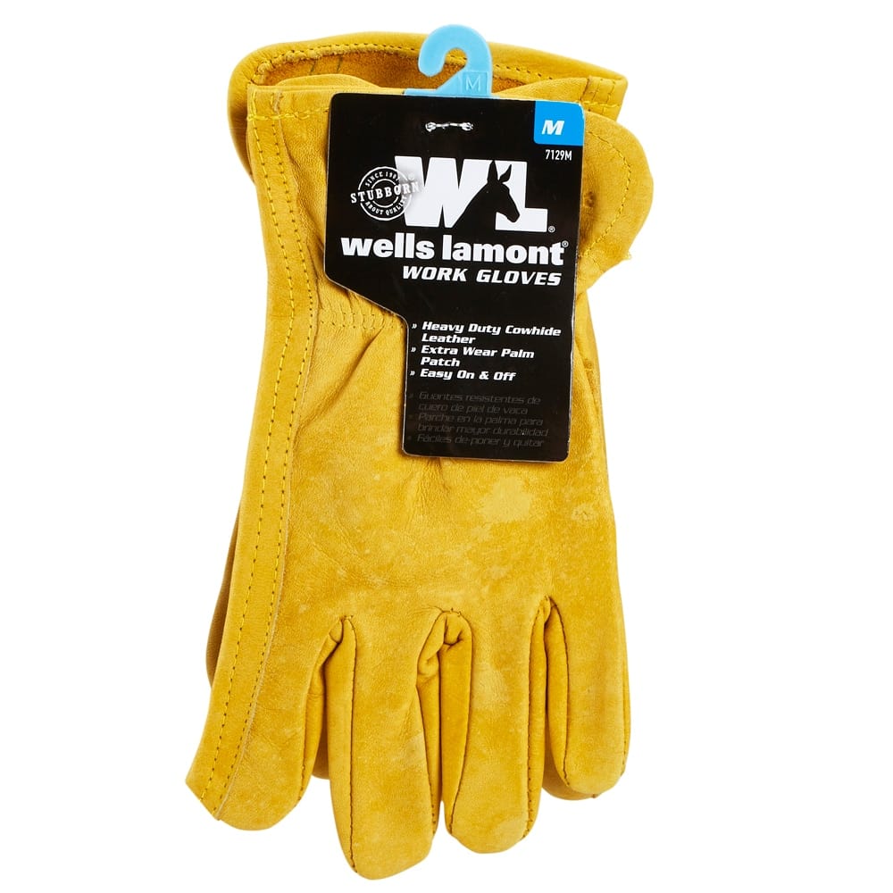 Wells Lamont Cowhide Work Gloves, Medium