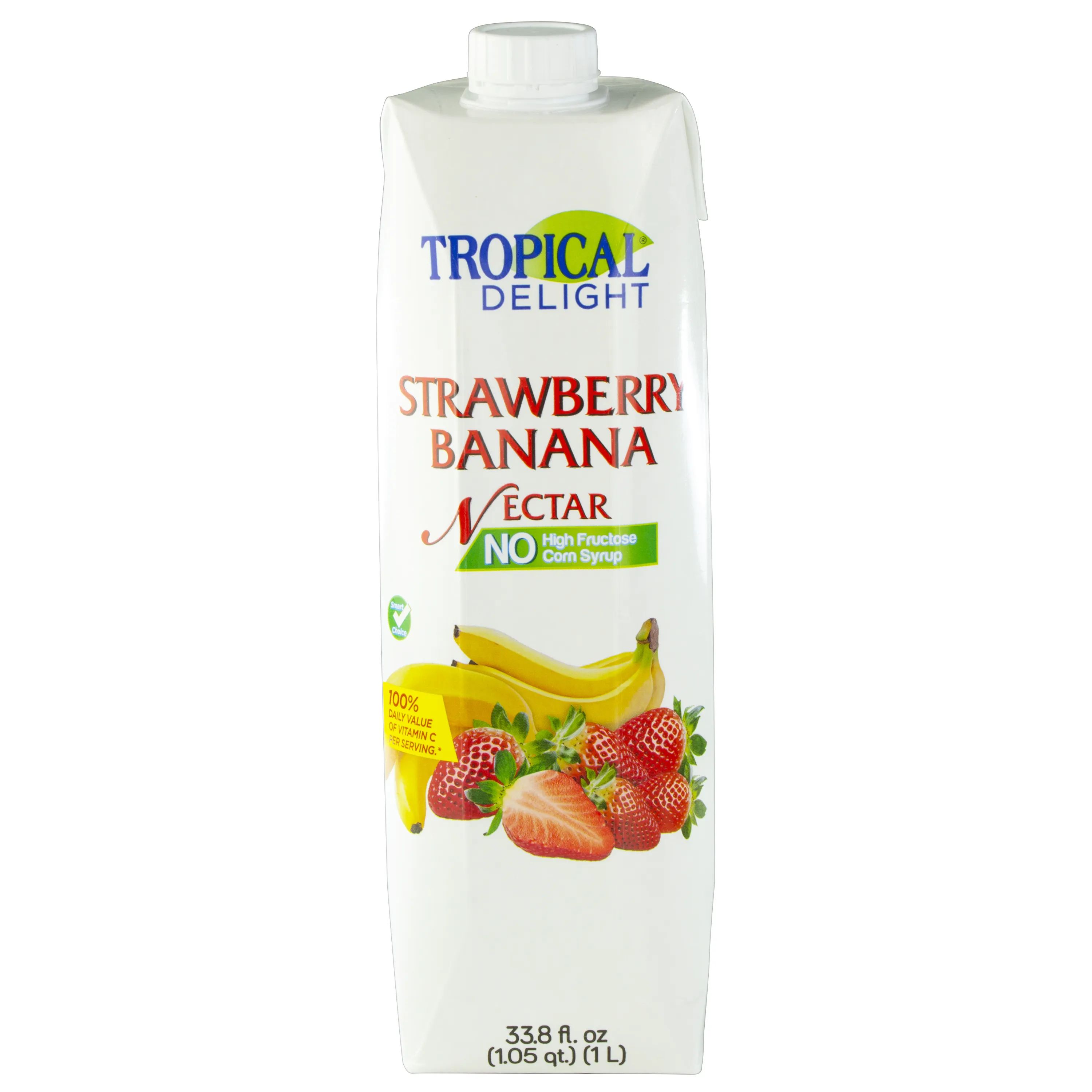 Tropical Delight Strawberry Banana Nectar, 33.8 oz