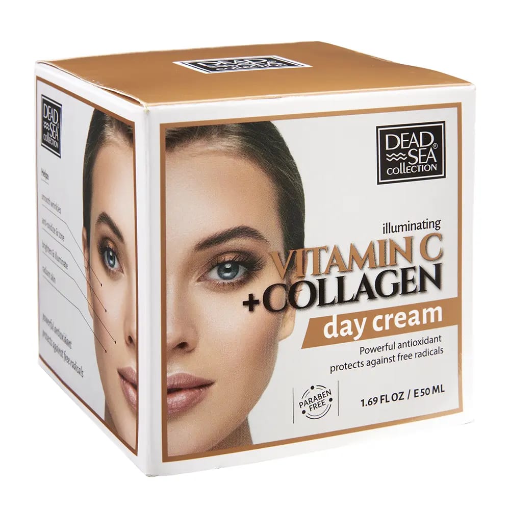 Dead Sea Vitamin C + Collagen Face Cream, 1.69 fl.