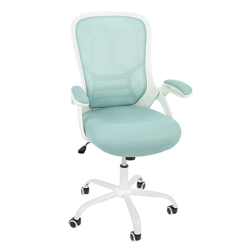 HYLONE Adjustable Ergonomic Office Chair, Teal/White