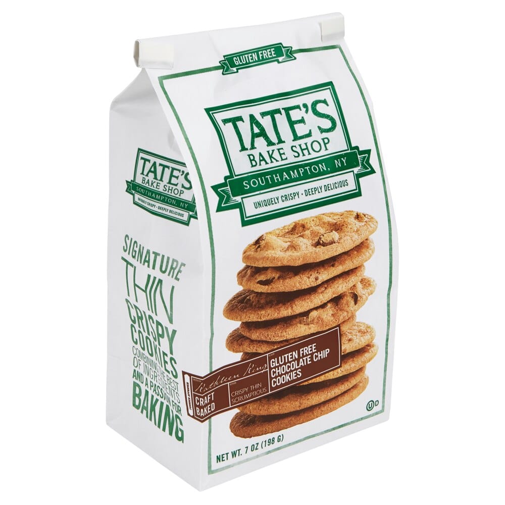 Tate's Bake Shop Gluten-Free Chocolate Chip Cookies, 7 oz