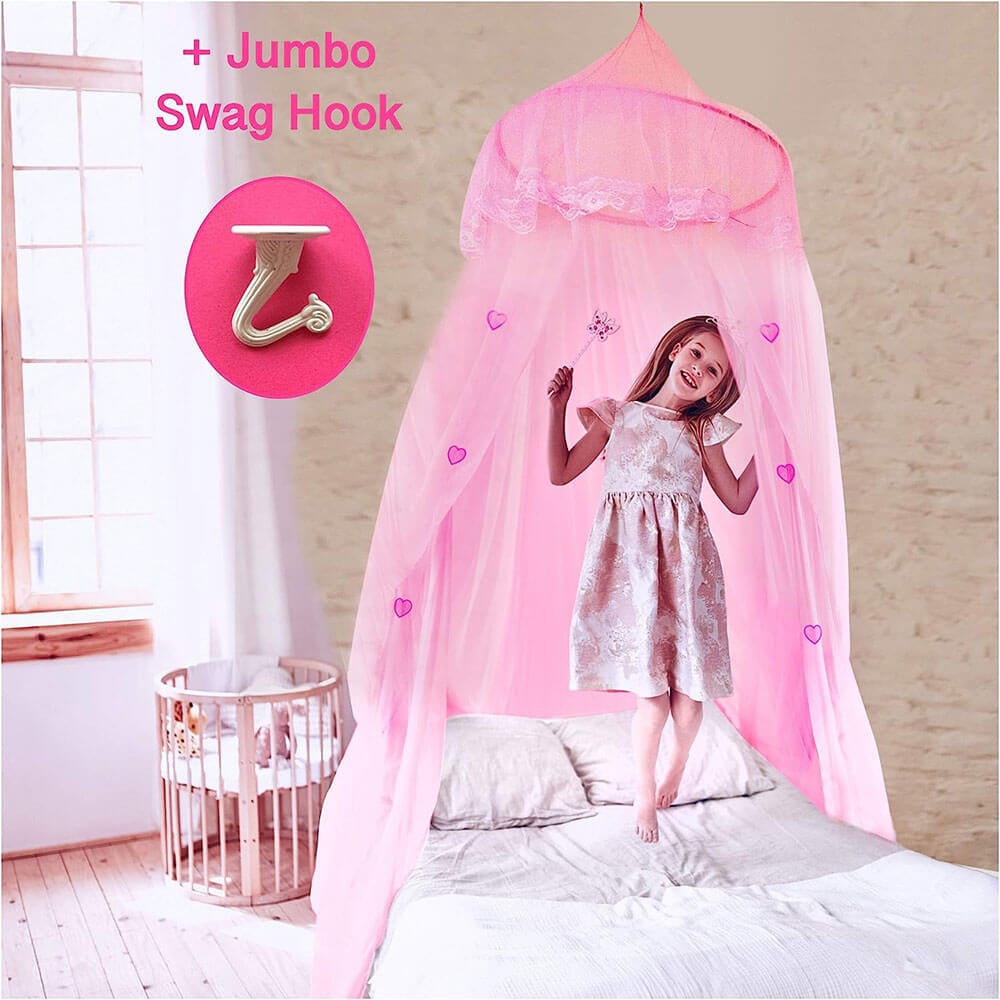 EVEN NATURALS Twin-Sized Princess Bed Canopy