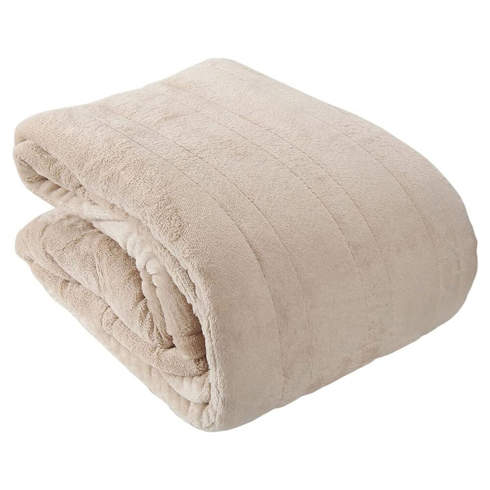 Westerly Electric Heated Throw Blanket, 50" x 60", Tan