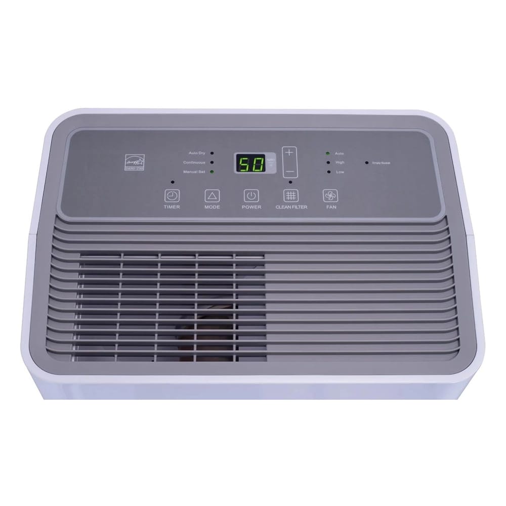 Hisense 50-Pint Capacity 3-Speed Dehumidifier, White (Factory Refurbished)