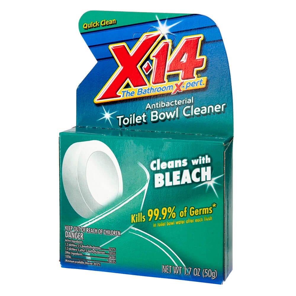 X-14 Antibacterial Drop-In Toilet Bowl Cleaner