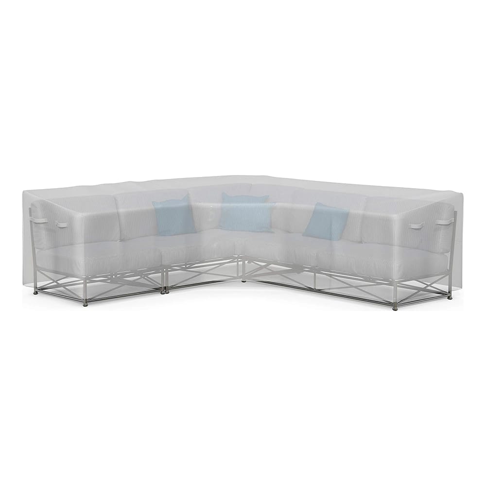 Simple Houseware V-Shaped Waterproof Patio Sectional Sofa Cover