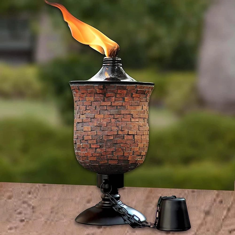 Garden Torch, 2 Pack, Mosaic