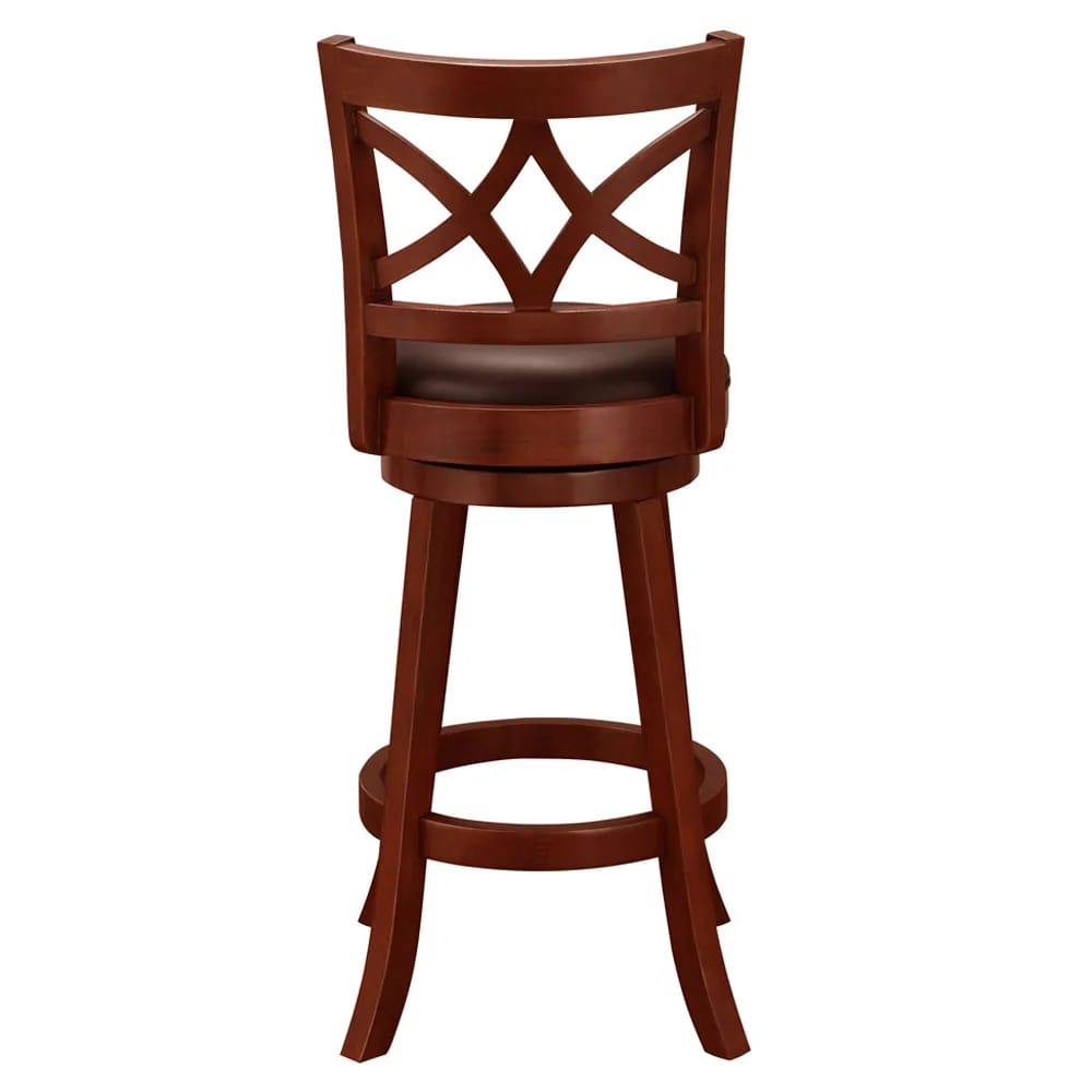 Cardiff 29" Swivel Bar Stool, Cherry