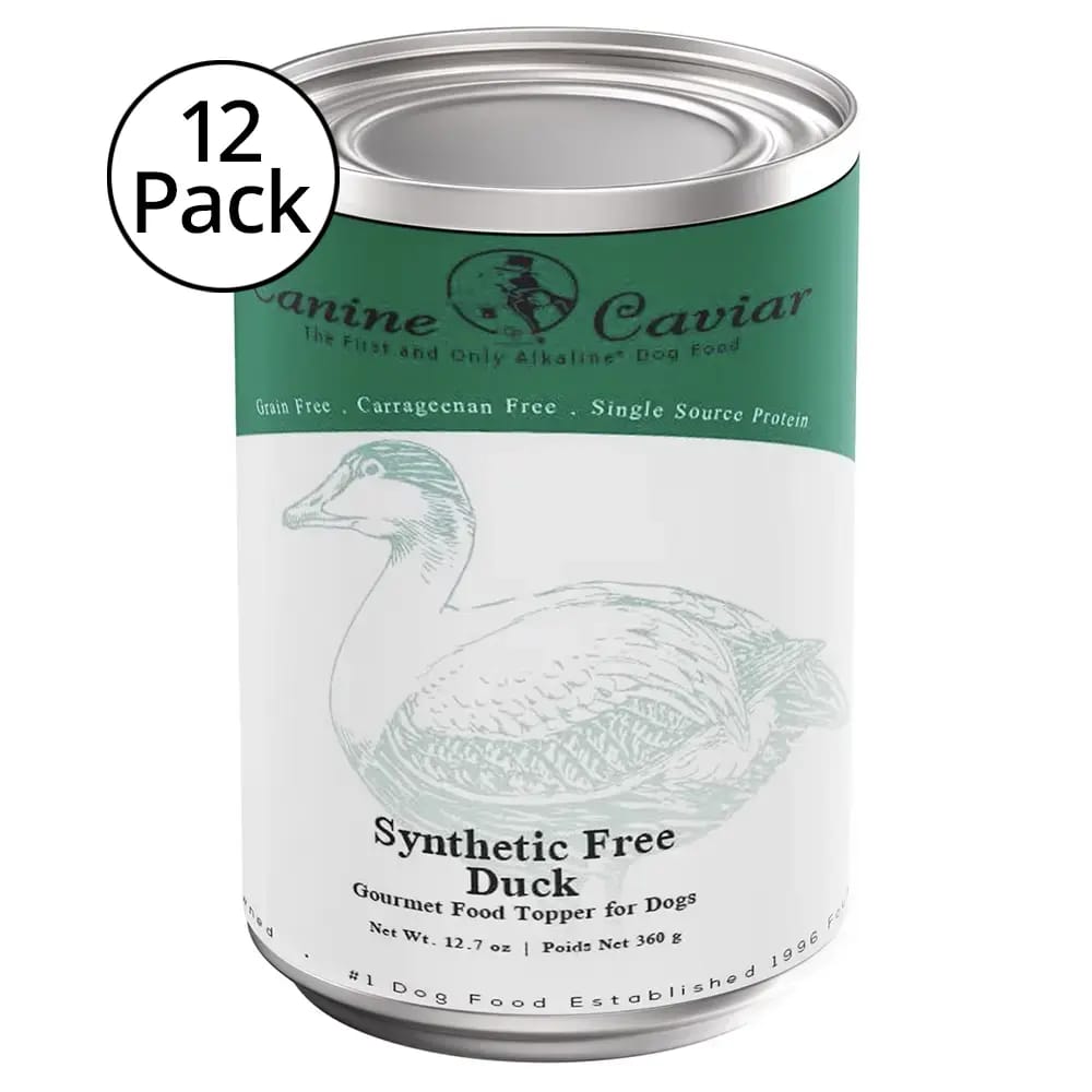 Canine Caviar Duck & Sweet Potato Grain-Free Canned Dog Food Topper, 12.7 oz, 12 Pack