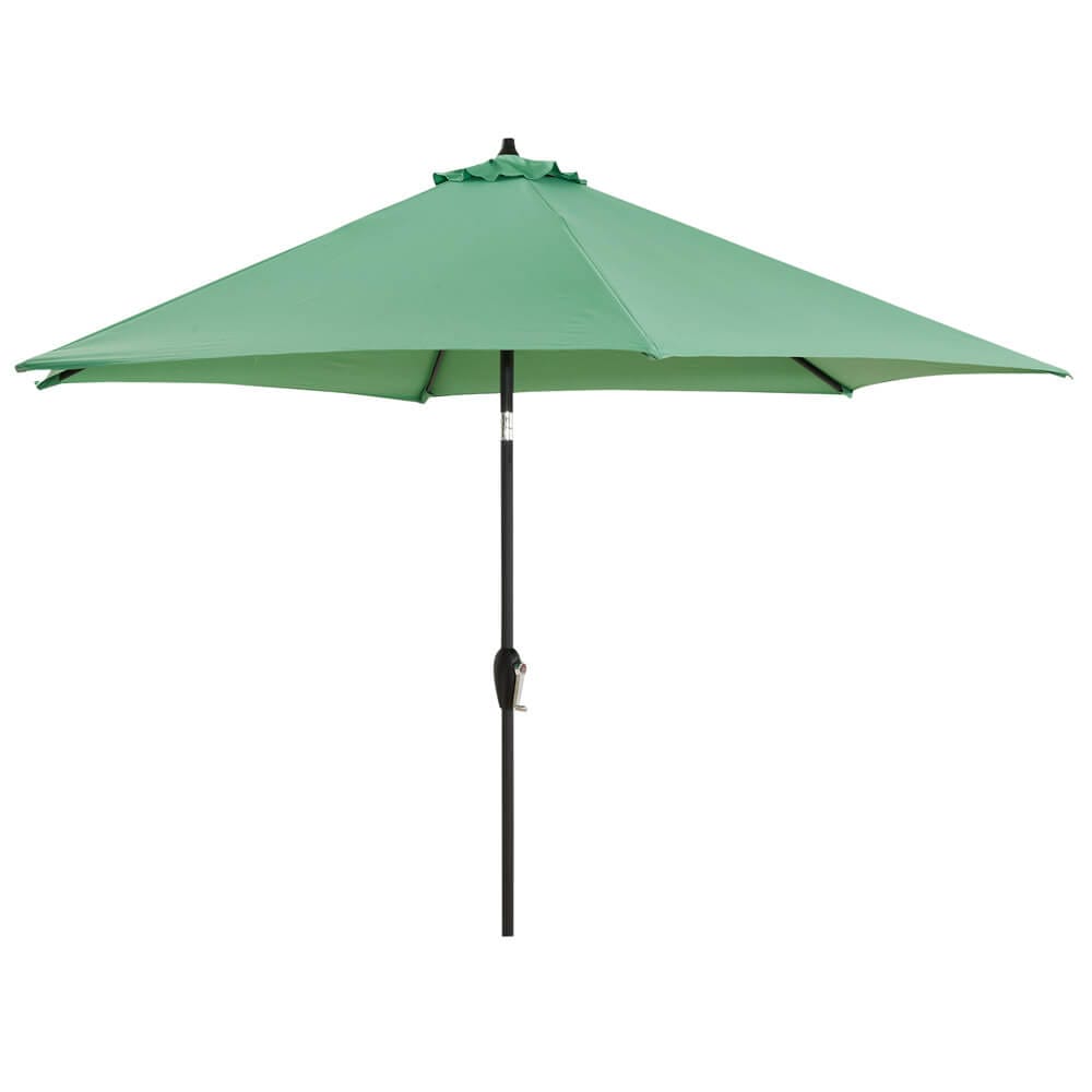 9' Market Umbrella with Crank & Tilt, Aqua