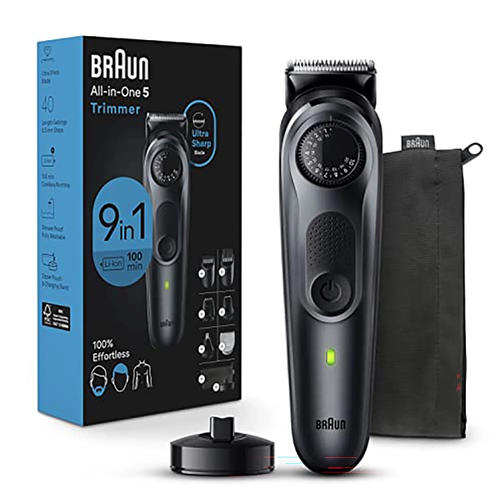Braun Series-5 Rechargeable 9-in-1 Body, Beard & Hair Trimmer