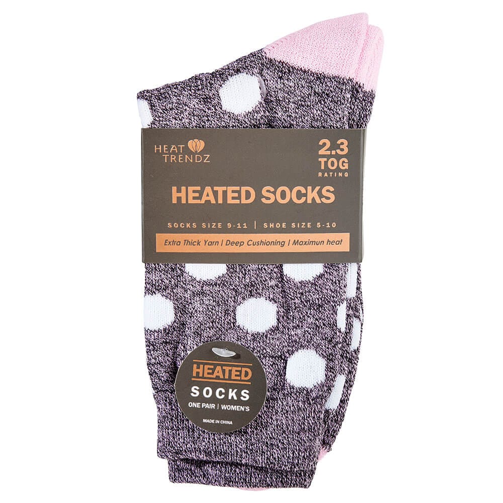 Heat Trendz Women's Heated Crew Socks