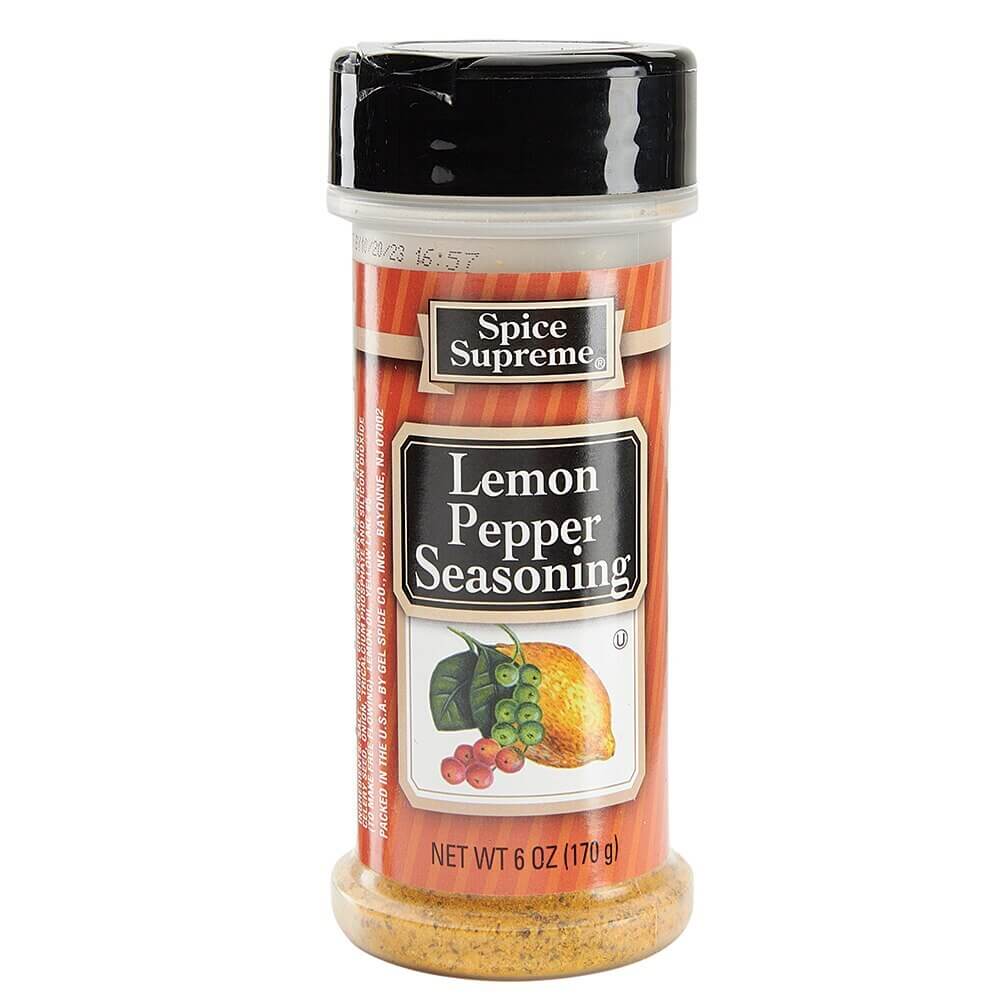Spice Supreme Lemon Pepper Seasoning, 6 oz