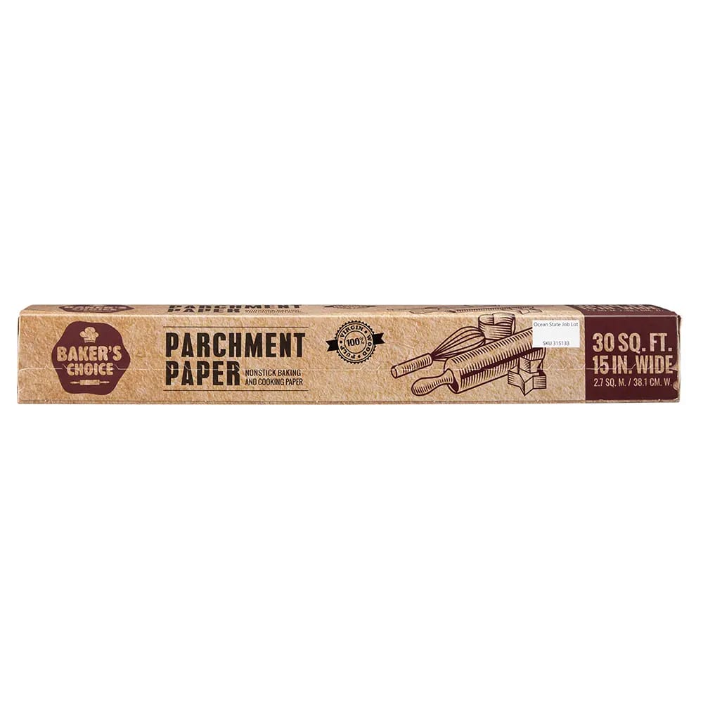 Baker's Choice Parchment Paper, 30 sq ft