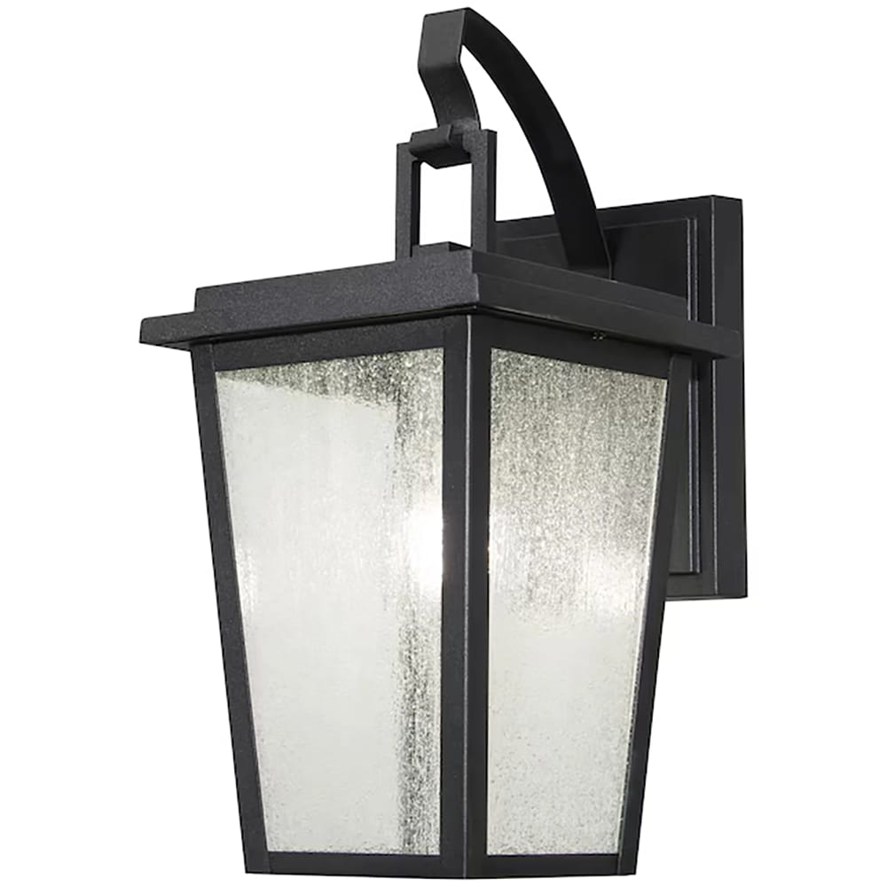 allen + roth Mt Airy 1-Light Outdoor Wall Light, Black