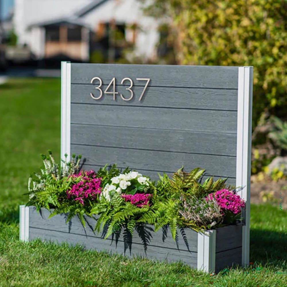 Vita Urbana Address Sign, Slate