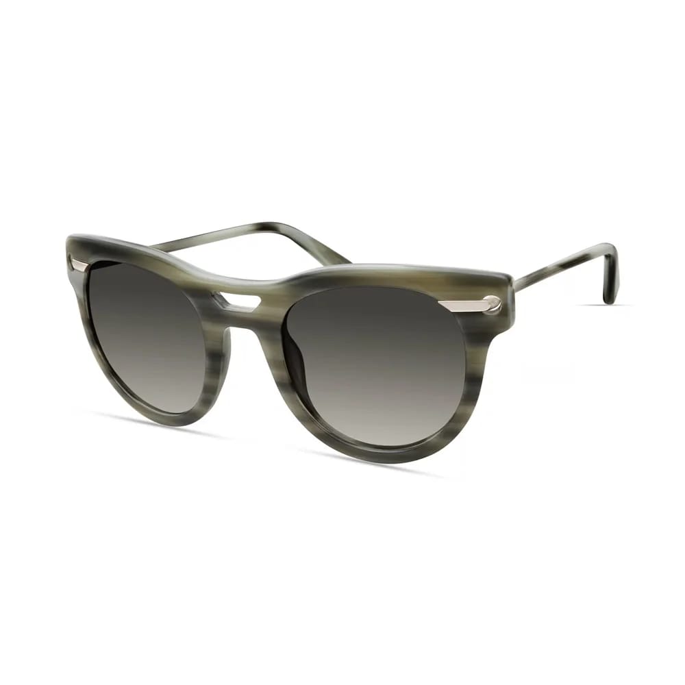 Derek Lam Kim Sunglasses, Green Horn