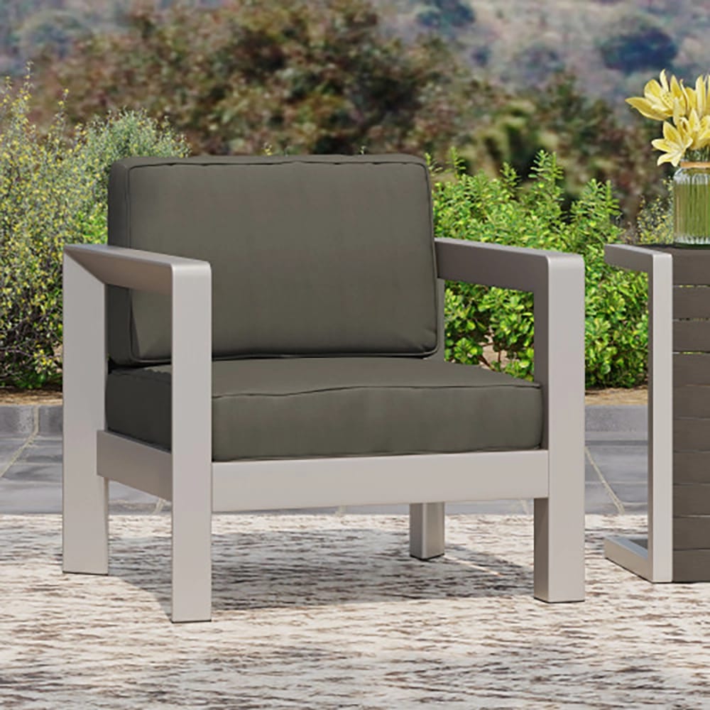 Aviara Club Chair, Gray