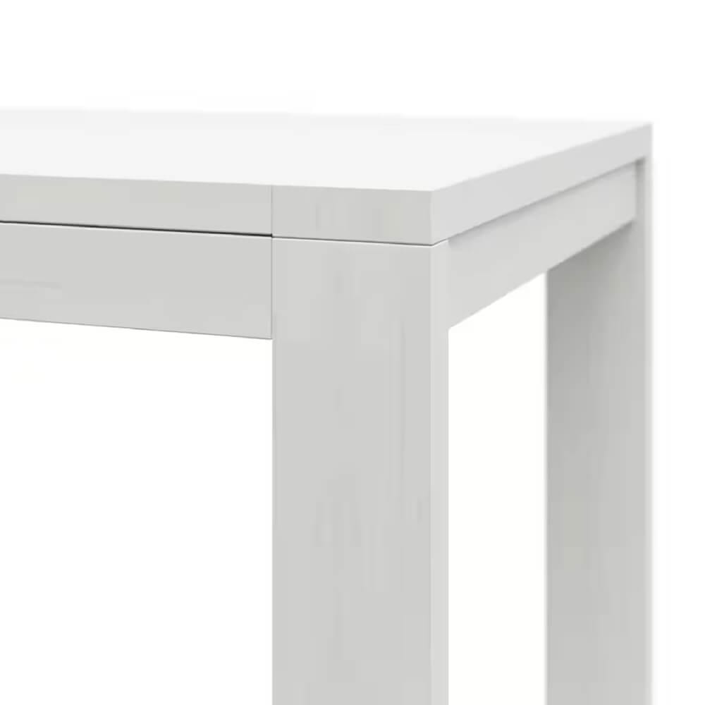 Twin Star Home Rectangular 52" Dining Room Table, Eureka White