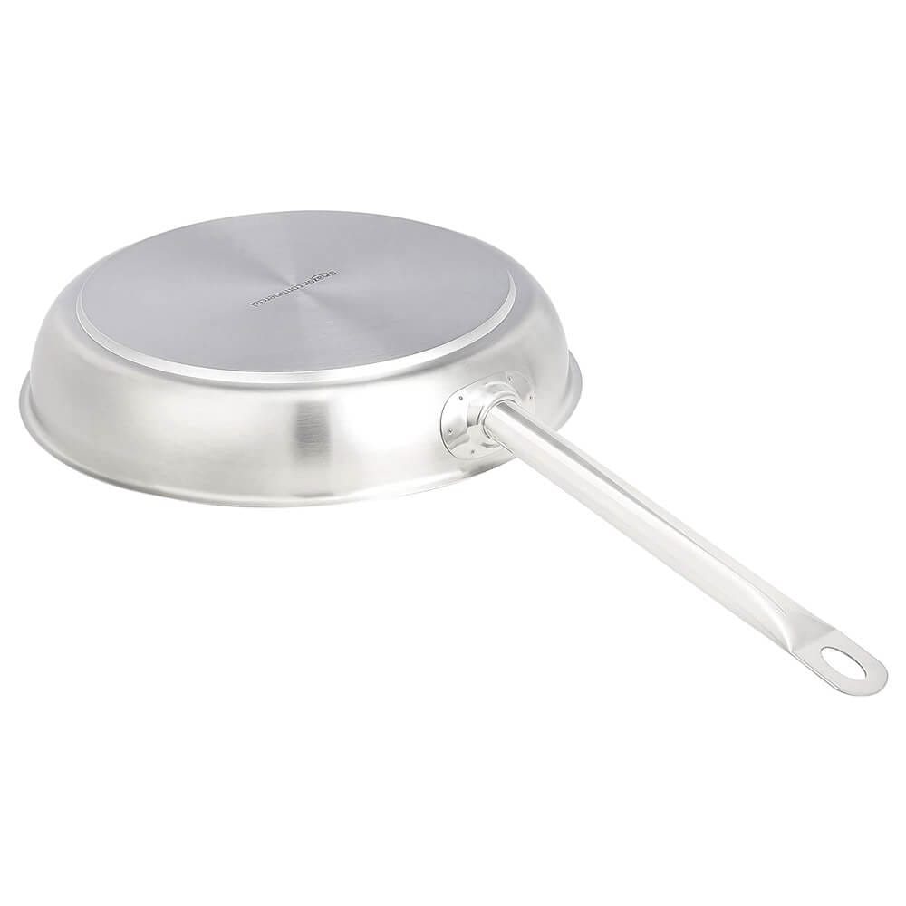 11" Stainless Steel Aluminum-Clad Fry Pan