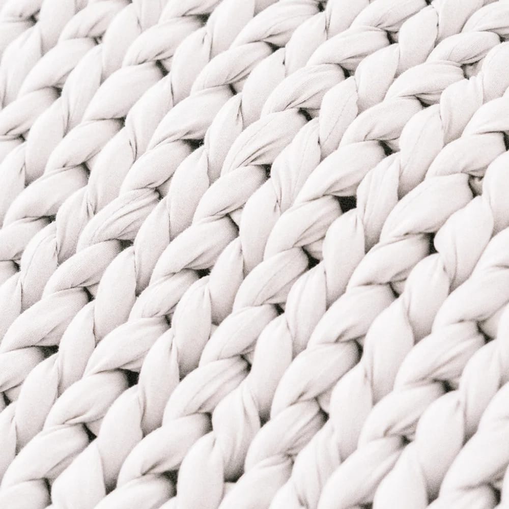 Lets Cuddle Weighted Blanket, Snow, 20 lbs