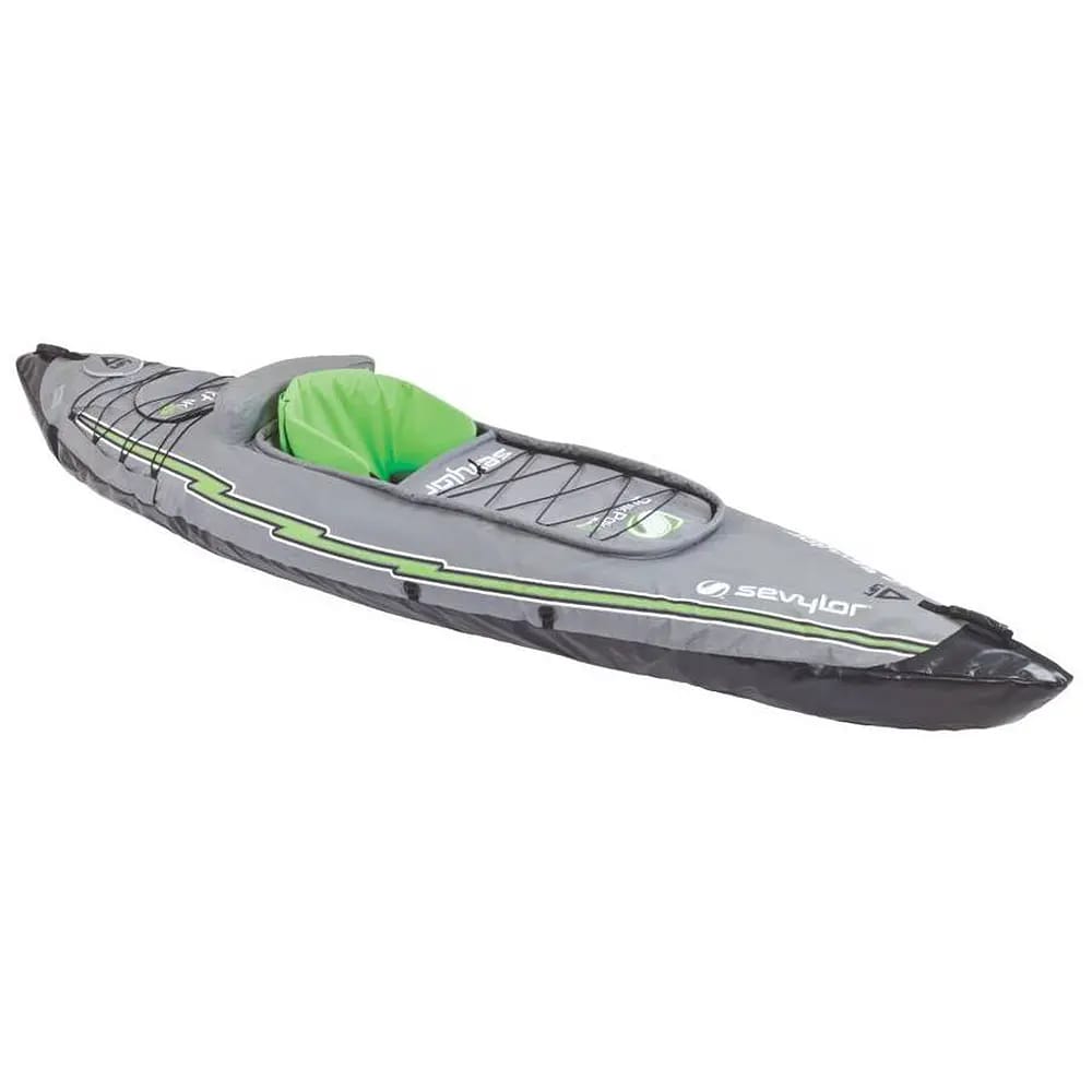 Sevylor Quickpak K5 1 Person Inflatable Kayak, Gray/Green