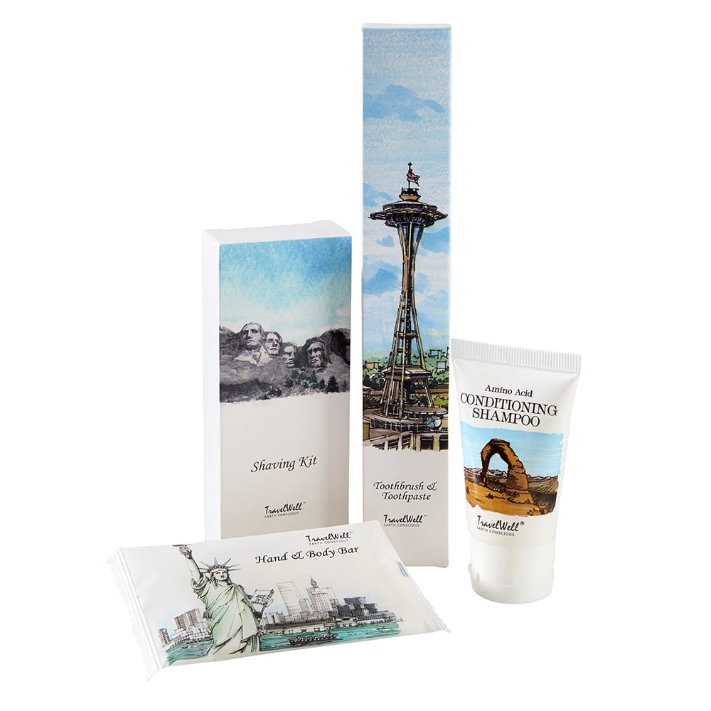 TravelWell Hotel Toiletries Set, 25 Count