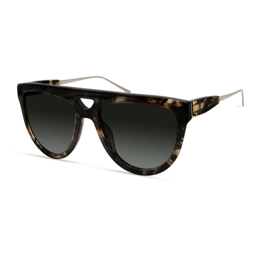 Derek Lam Jupiter Sunglasses, Brown Forest