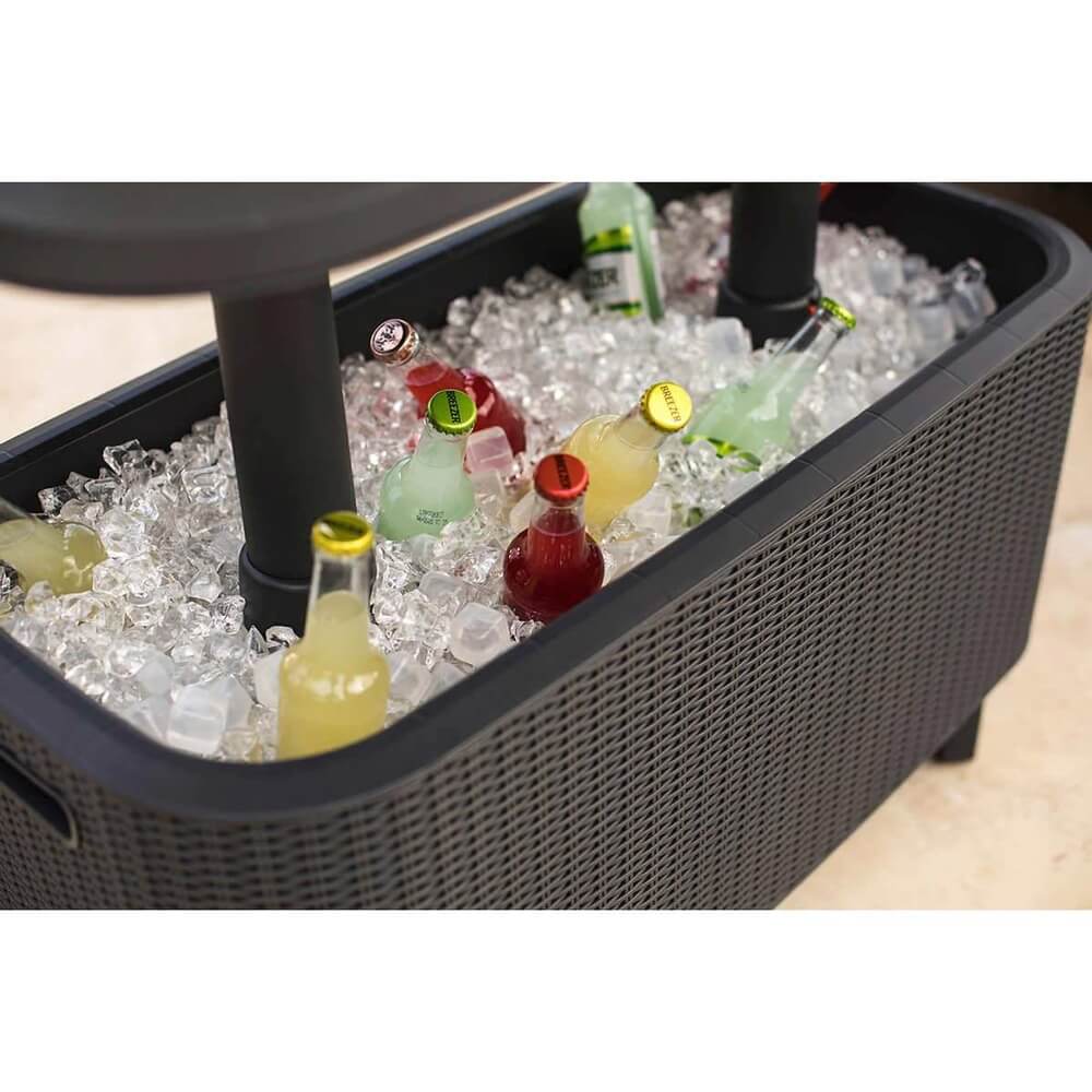 Keter Bevy Bar Table and Cooler Combo