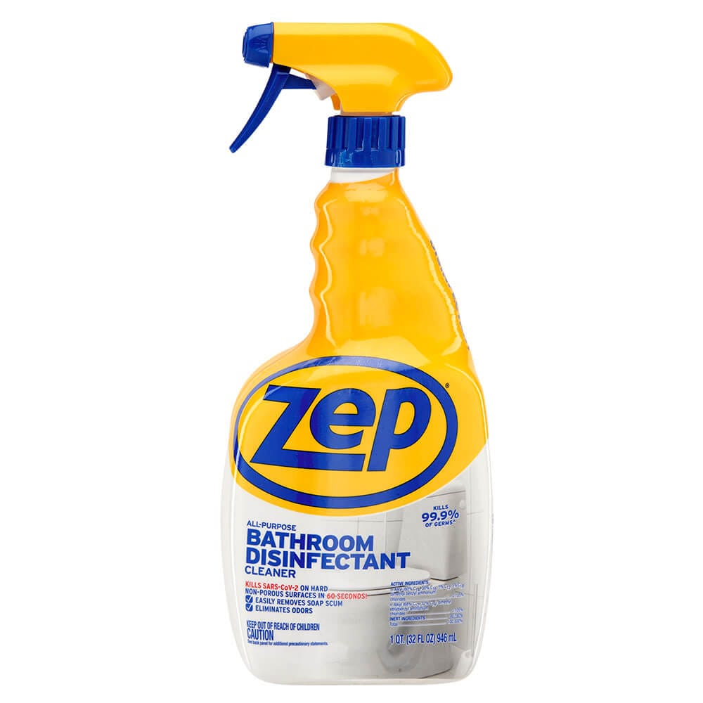 ZEP All Purpose Bathroom Disinfectant Cleaner, 32 oz