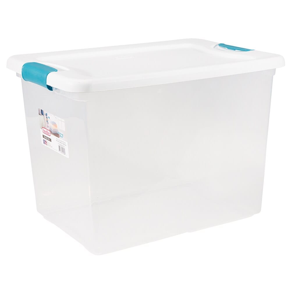 Sterilite Latch Top Storage Box, 25 Qt