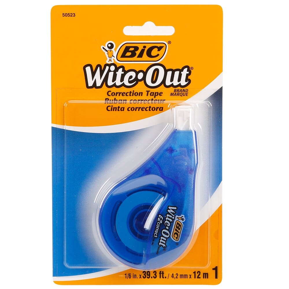 BIC Wite-Out Correction Tape, 39'