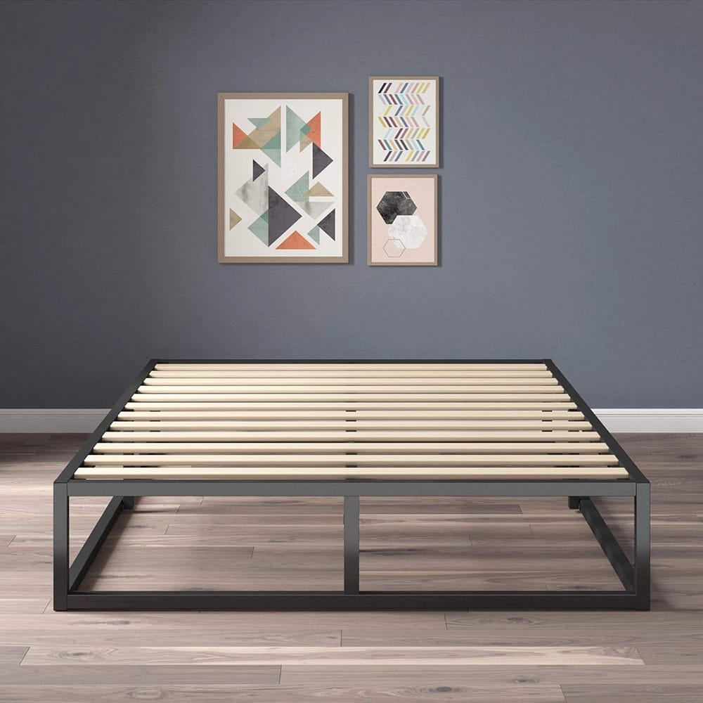 Zinus 10" Platform Low Profile Bed Frame, Black