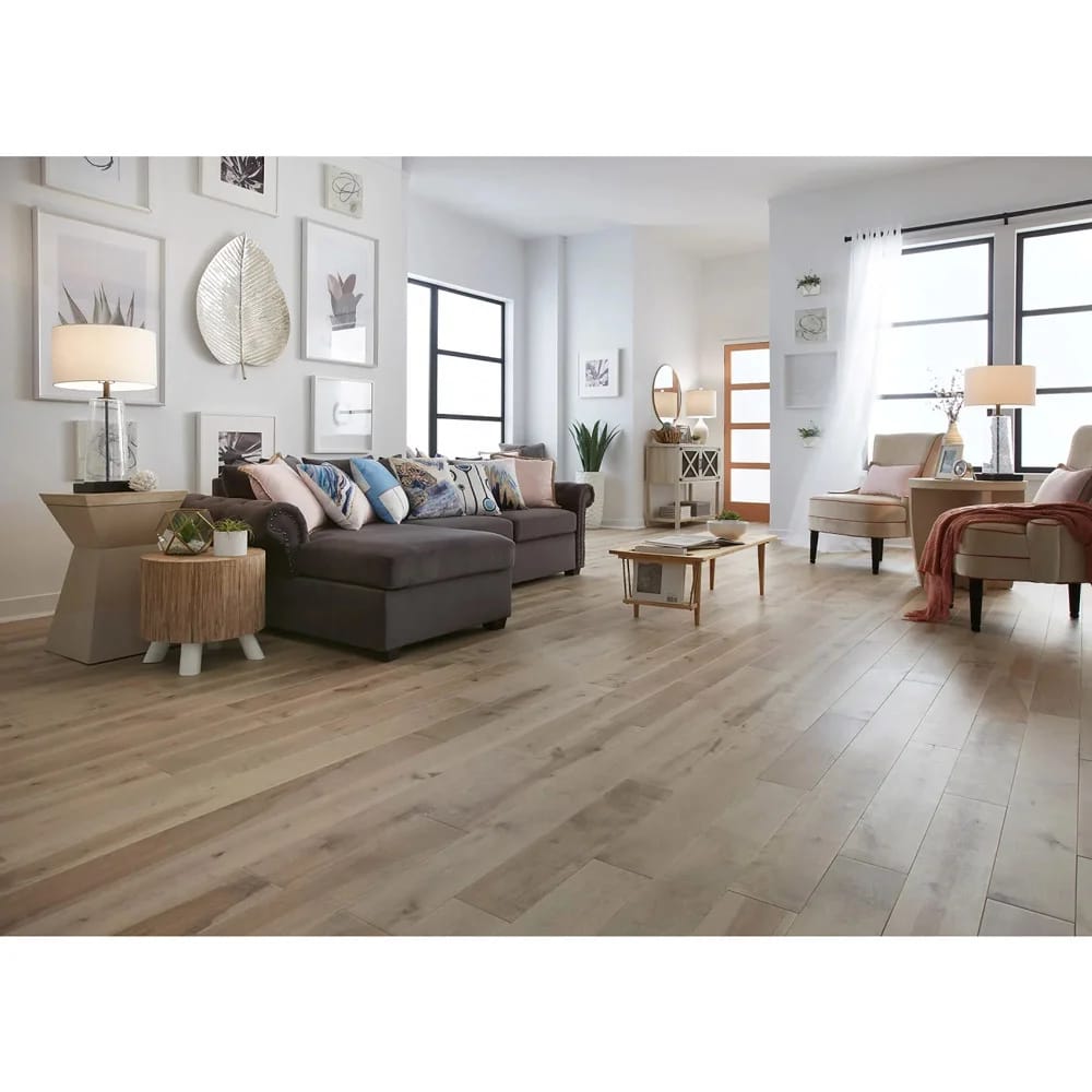 Bellawood Artisan 3/4" Hannah Point Distressed Solid Hardwood Flooring, Blonde, 22 sq. ft. ($8.25/sq. ft.)