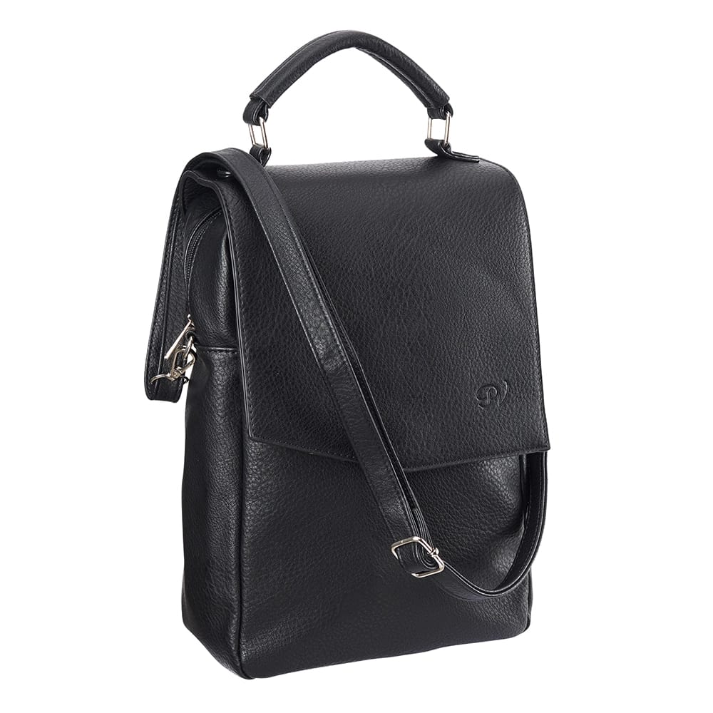 PortoVino Insulated Wine Sling Bag, Black
