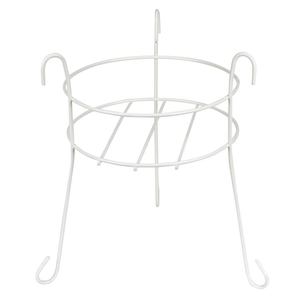 White Plant Stand, 15"