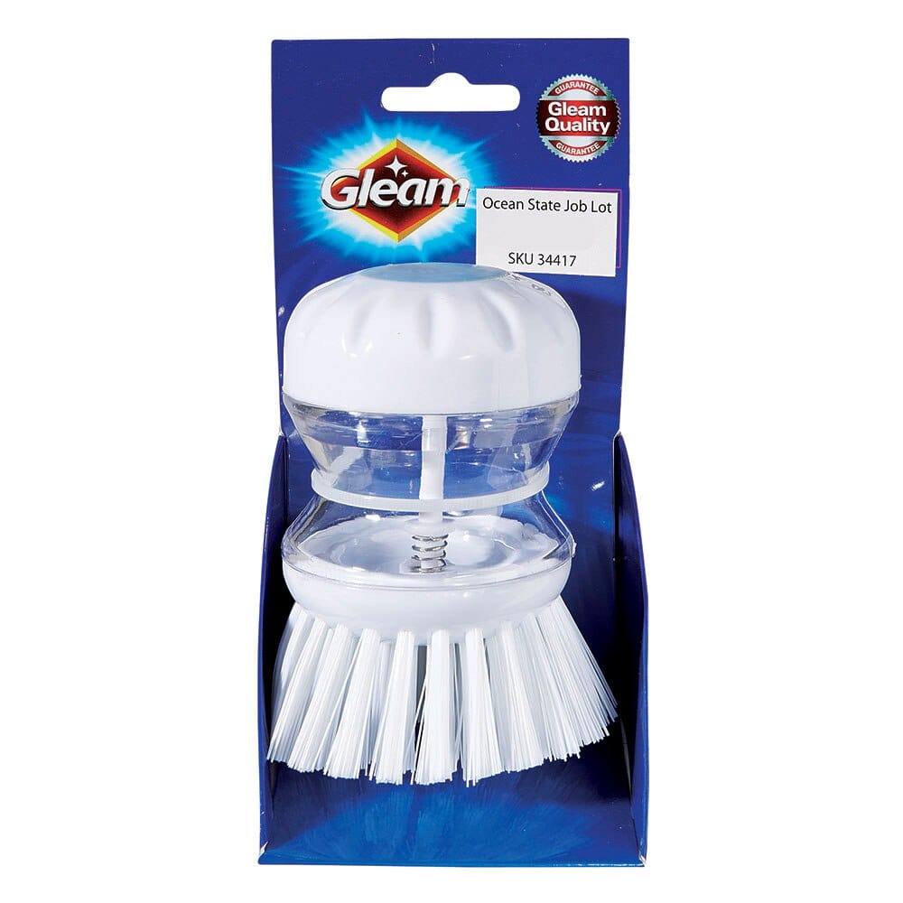 Gleam Dish Brush with Soap Dispenser