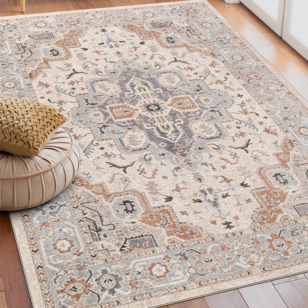 Danica II 9' x 12' Area Rug, Ivory/Multi