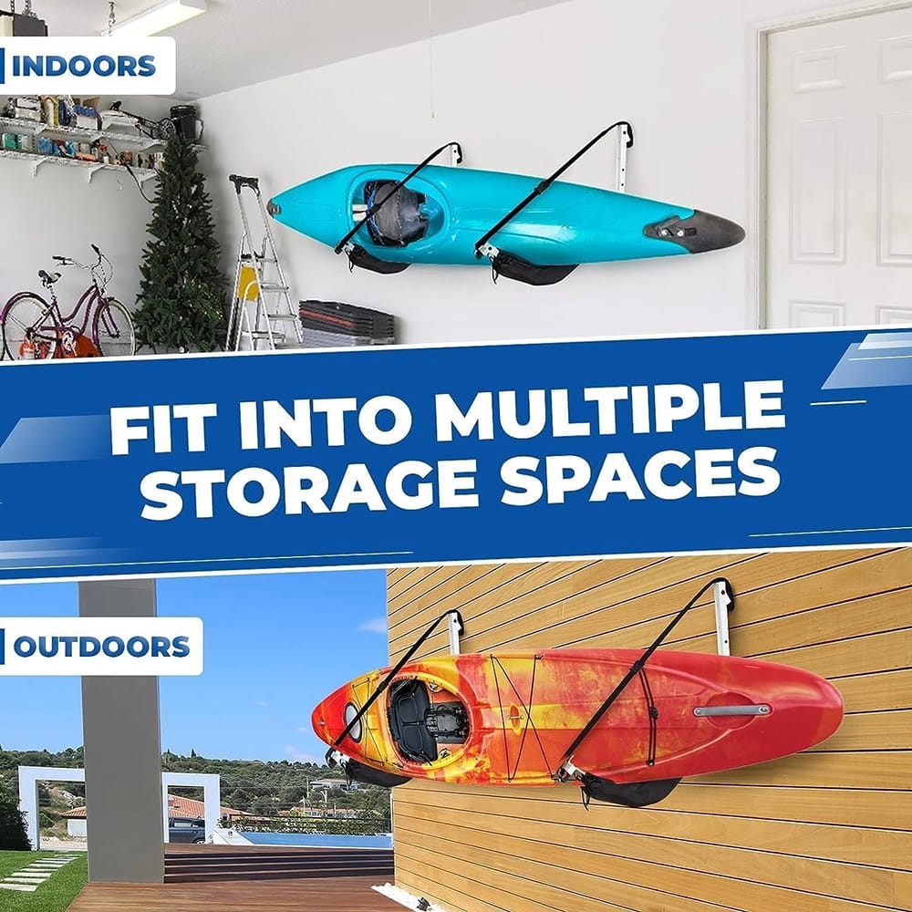 Yes4All Heavy Duty Kayak Storage Hooks, 4ct