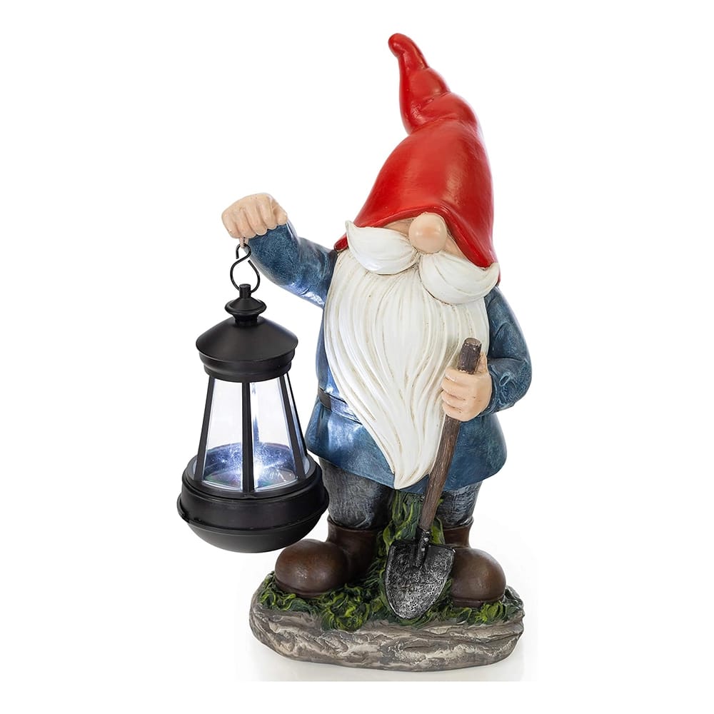 VP Home Garden Gnome with Lantern