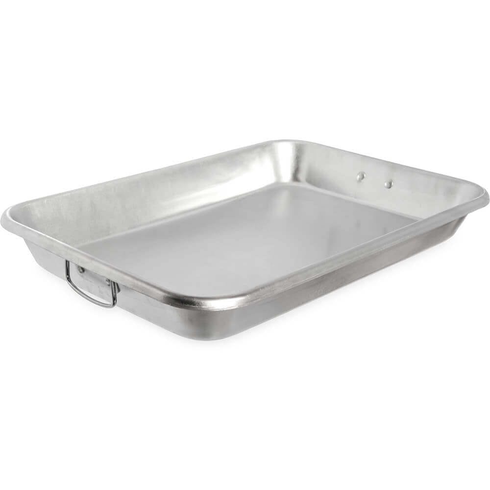 Carlisle 19 qt Aluminum Baking & Roasting Pan with Handles