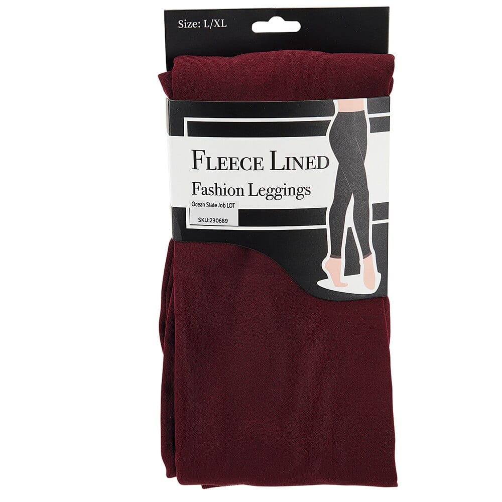 Fleece Lined Fashion Leggings