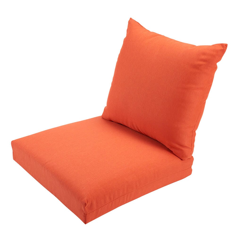 Deep Seat Outdoor Chair Cushion, Coral