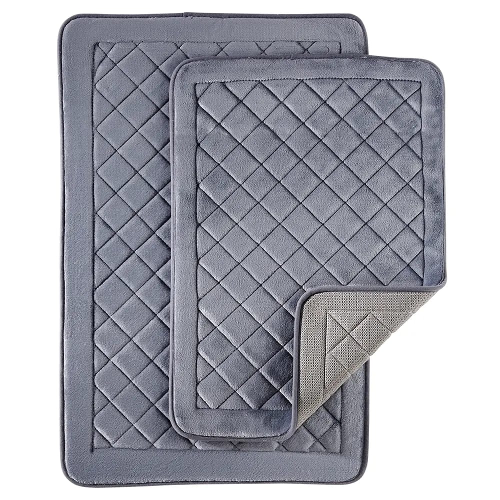 Ultimate Luxury Memory Foam Bath Rug Set, 2 Piece