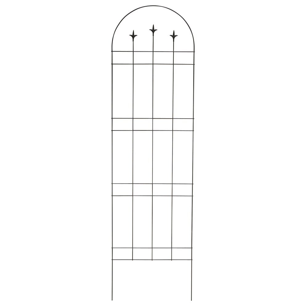 Panacea Arch Garden Trellis with Finials, 72"